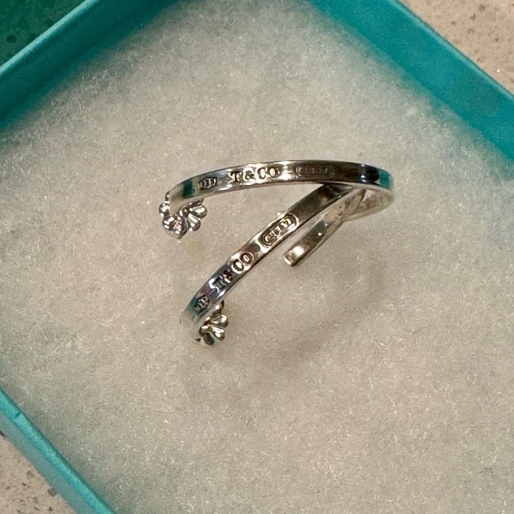 Tiffany & Co. Silver Medium Hoop Earrings